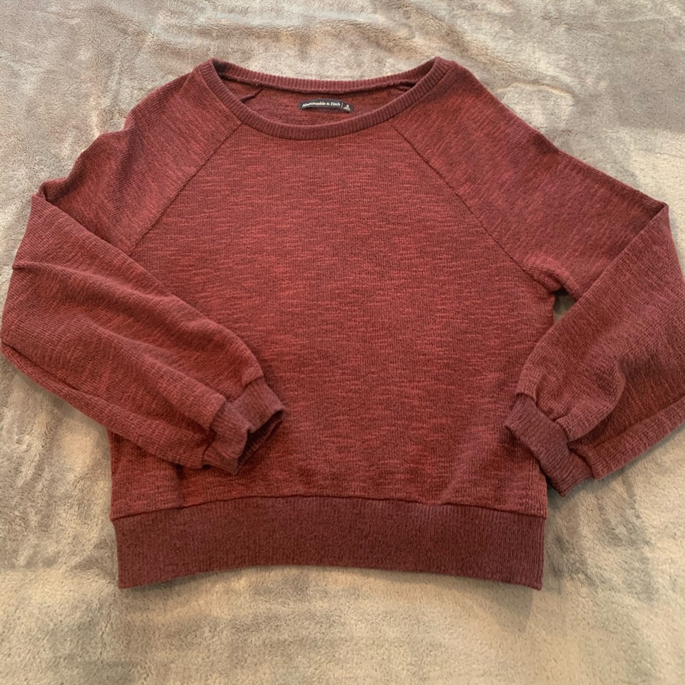 red abercrombie and fitch sweater